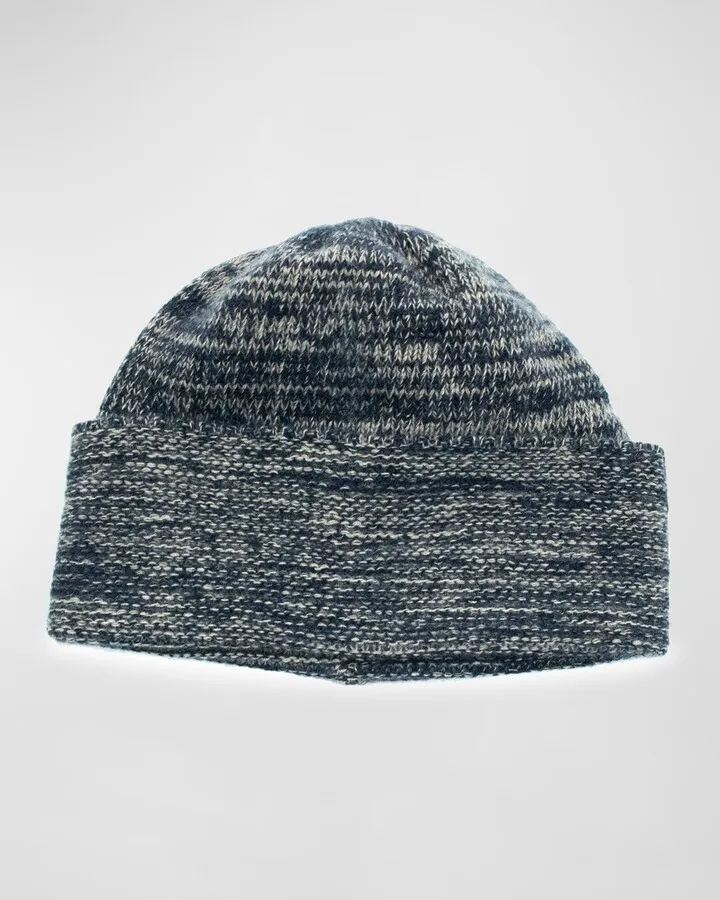 Men's Cashmere Melange Beanie Hat