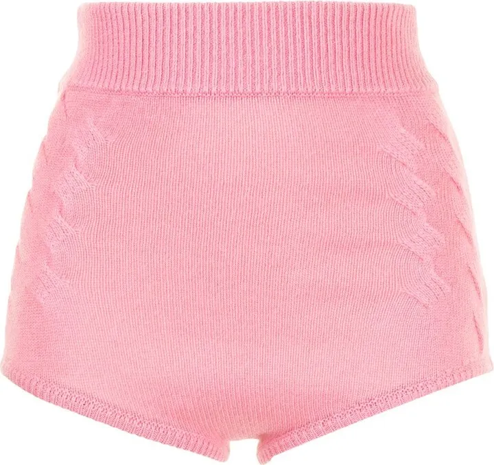 Mimie high-waisted cashmere shorts