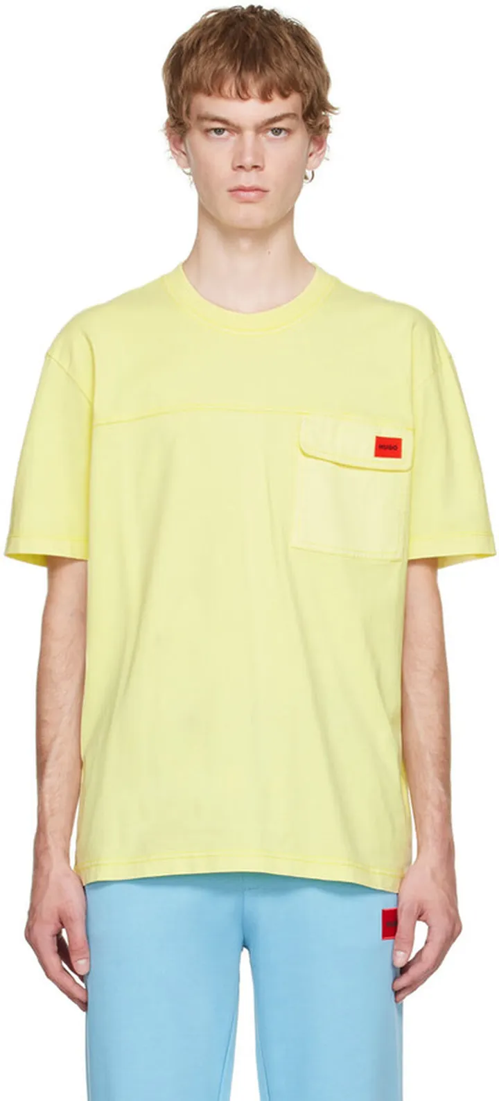 Hugo Yellow Dinsky T-Shirt