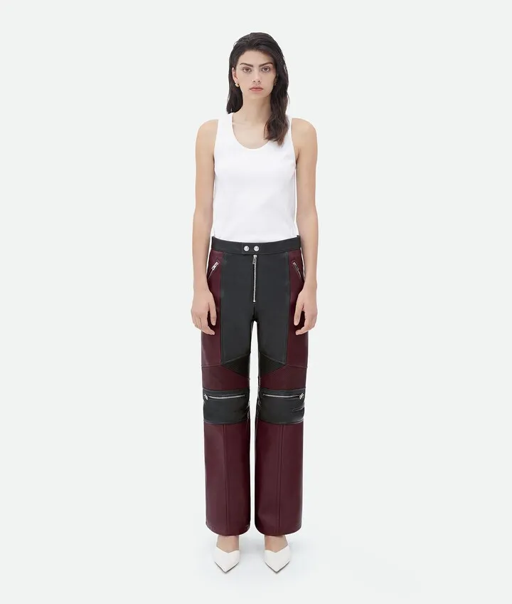 Leather Biker Pants