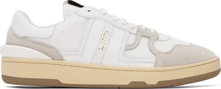 Lanvin White Clay Sneakers