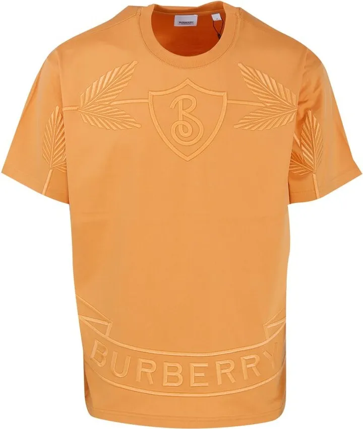Burberry Logo Embroidered Crewneck T-Shirt