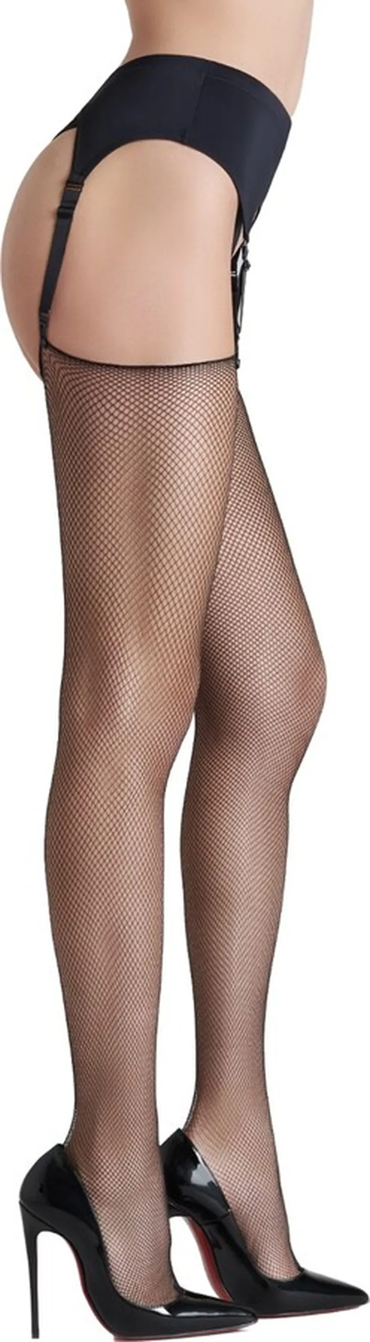 MAISON CLOSE - Fishnet Cut & Curled Stockings