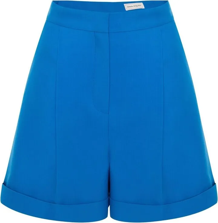 High-Waisted Tailored Shorts