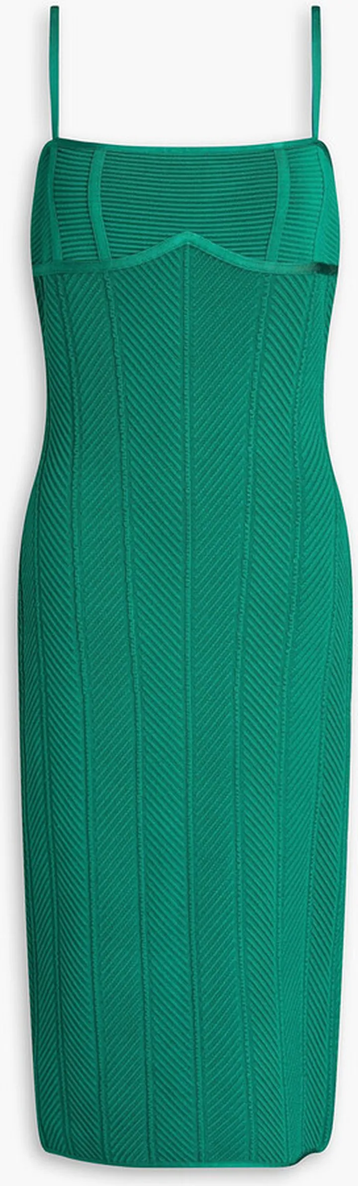Ribbed bandage dress
