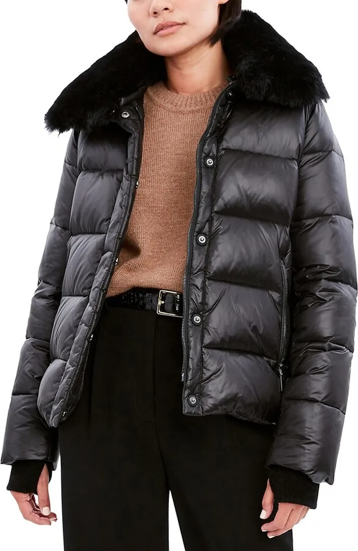 Vera Shearling Down Jacket