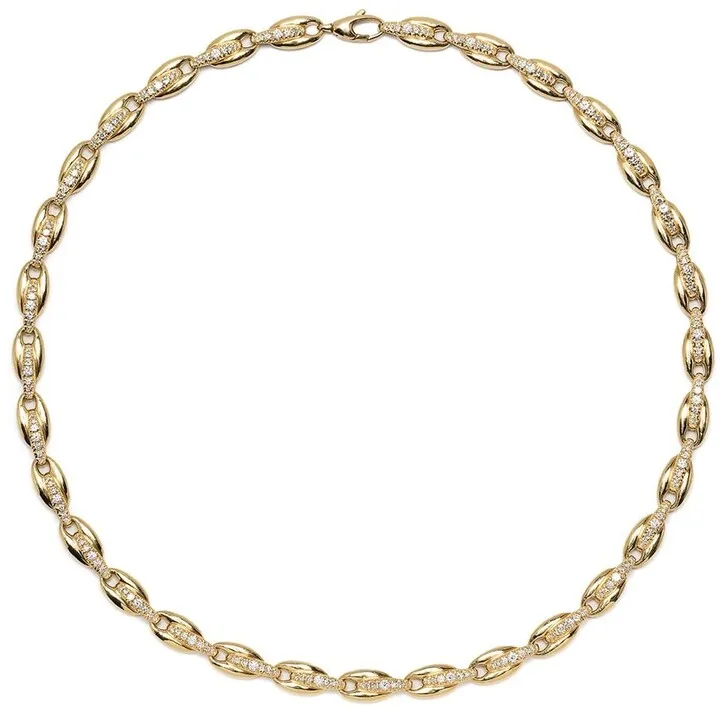 18kt yellow gold Ada diamond necklace