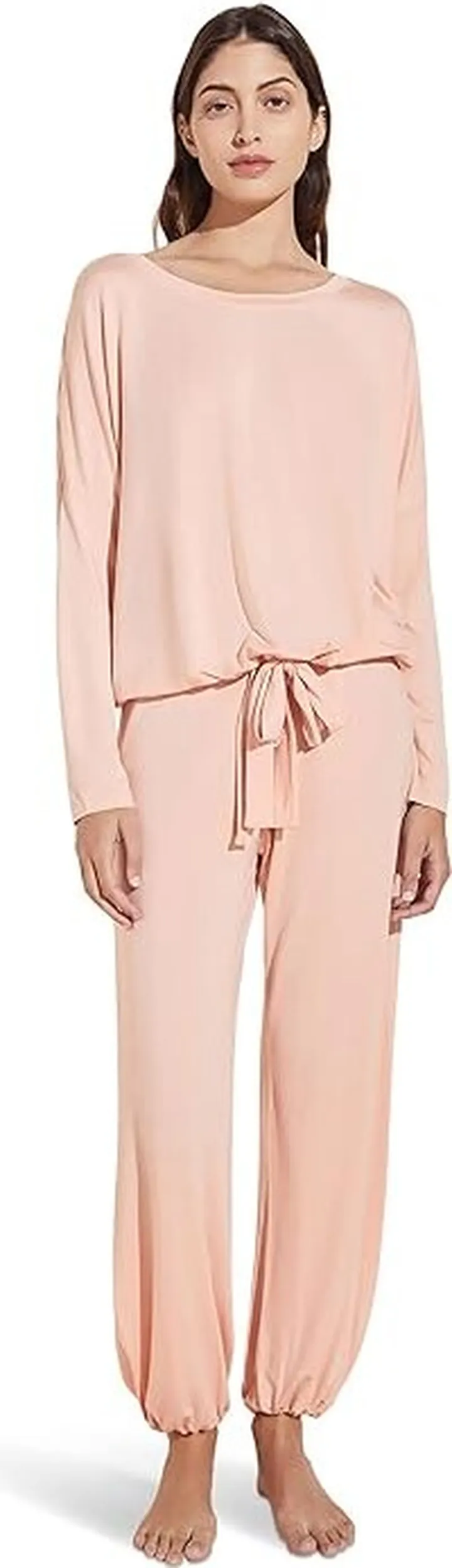 Eberjey Gisele Slouchy Pajama Set (Rose Cloud) Women's Pajama Sets