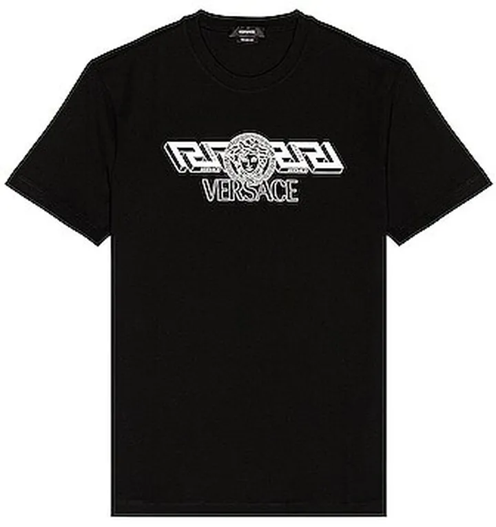 VERSACE Stampa T-Shirt in Black