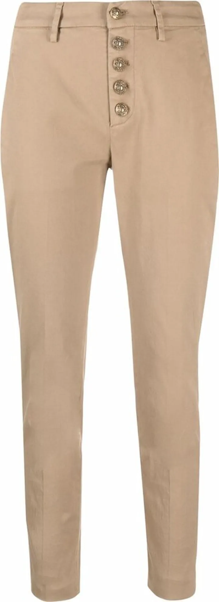 Cropped Skinny-Fit Trousers