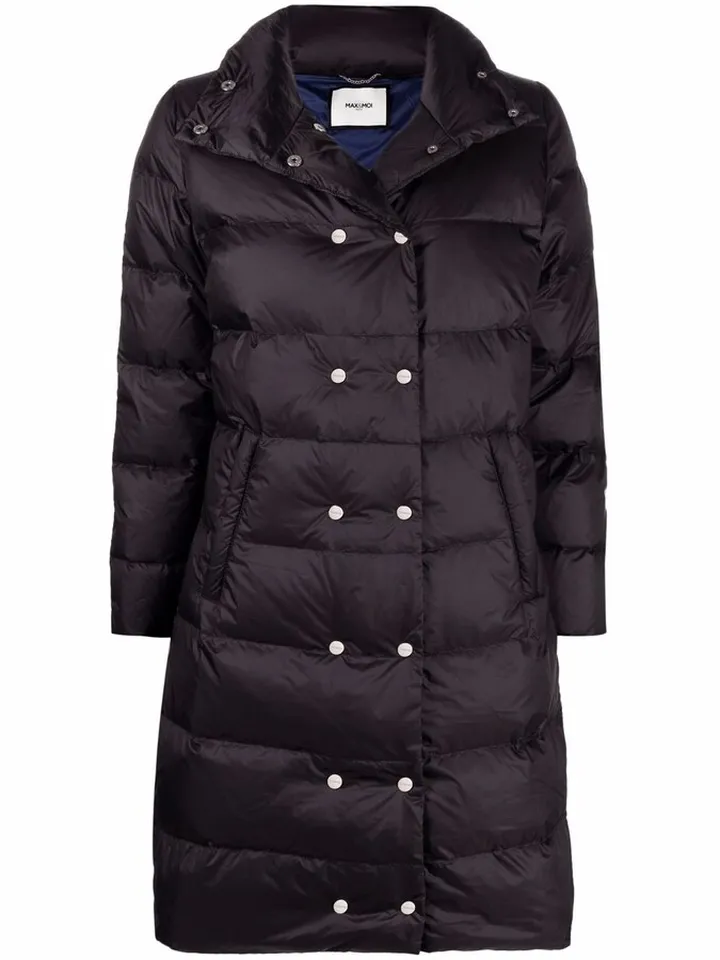Datte long panelled padded jacket