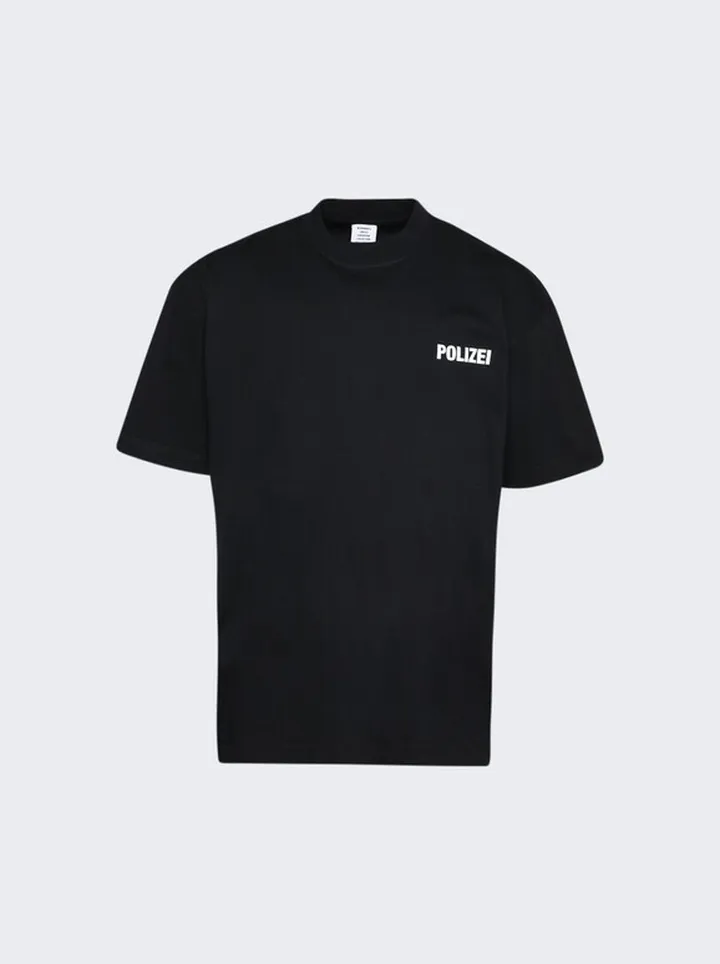 Polizei T-Shirt Black