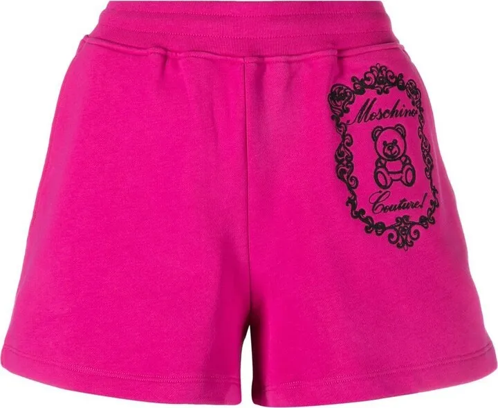 Logo-Embroidered Cotton Shorts