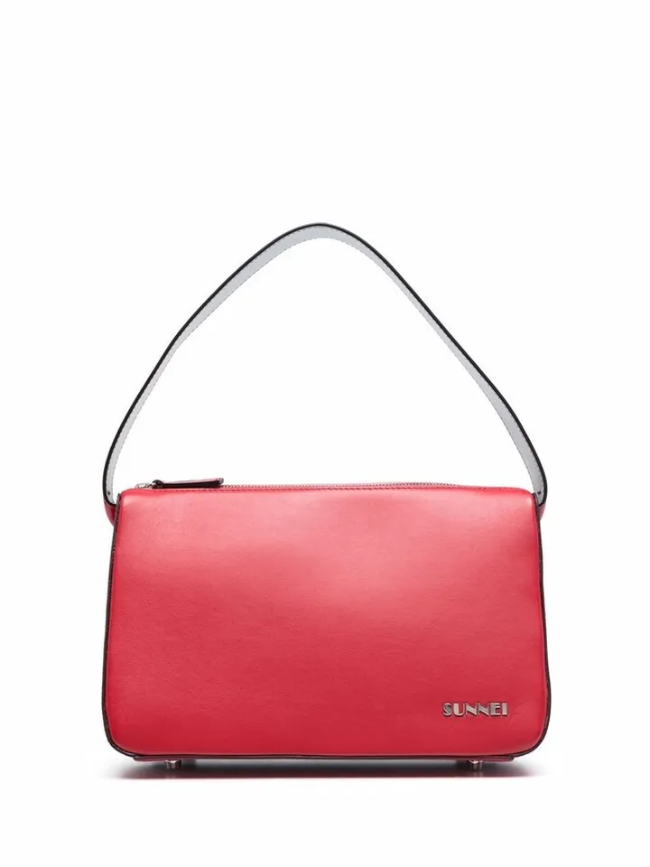 Two-Tone Shoulder Bag