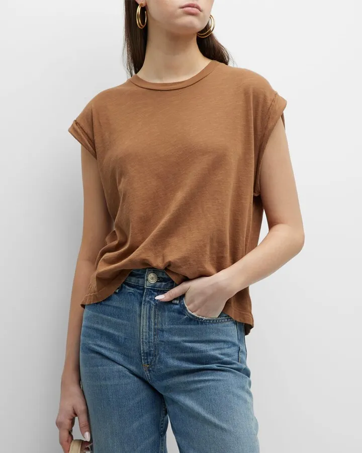 Kelsey Rolled Sleeve Tee