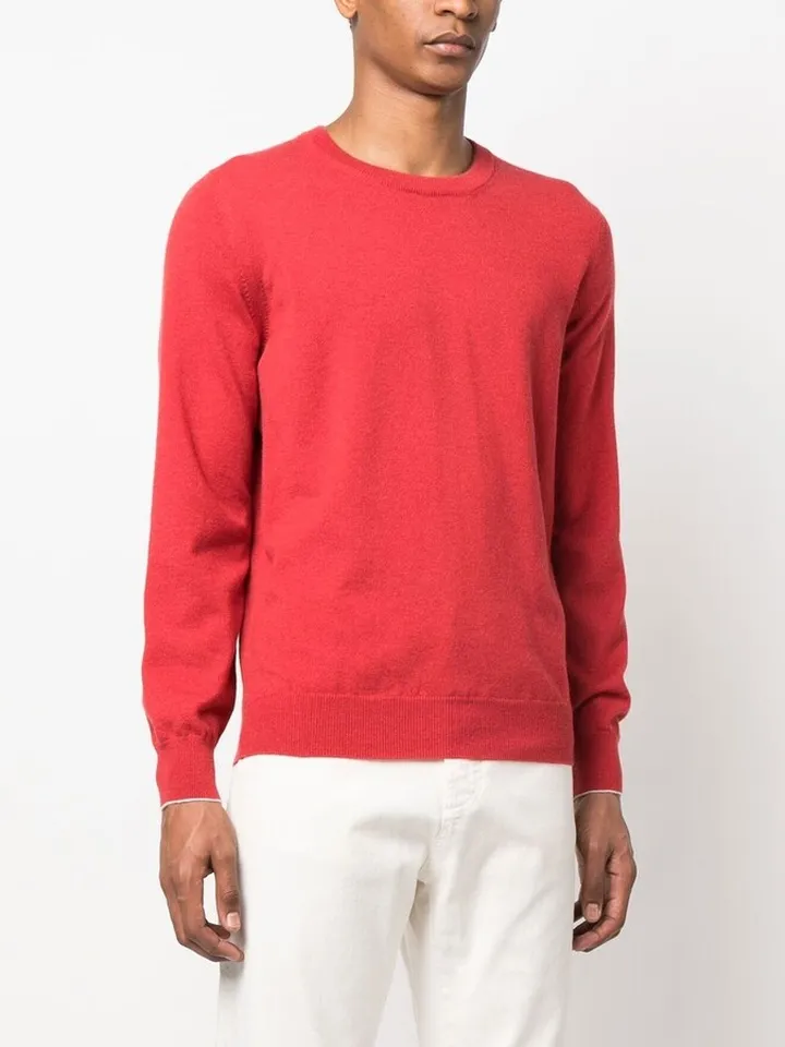 Long-Sleeved Cashmere Jumper