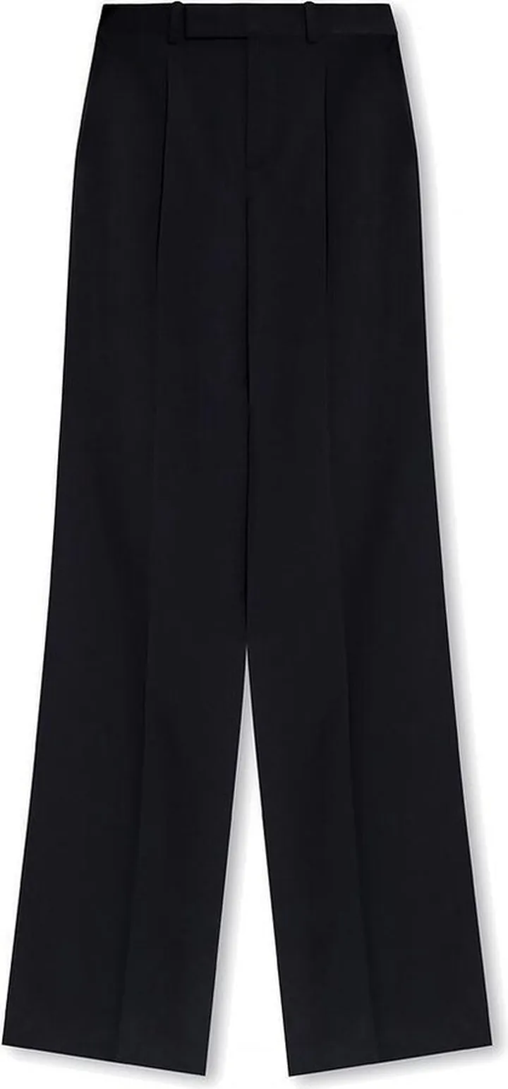 Saint Laurent High Waist Wide Leg Trousers