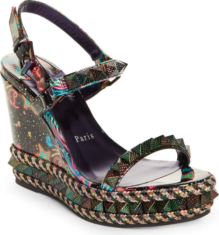 Pyraclou Starlight Espadrille Wedge Sandal