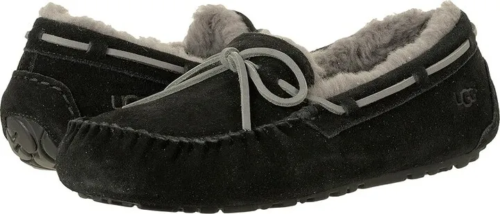 UGG Olsen (Black Suede) Men's Slip on Shoes