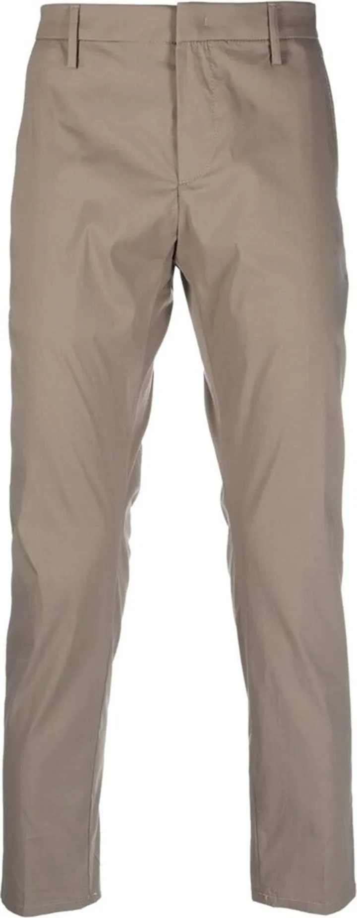 Cropped Straight-Leg Trousers