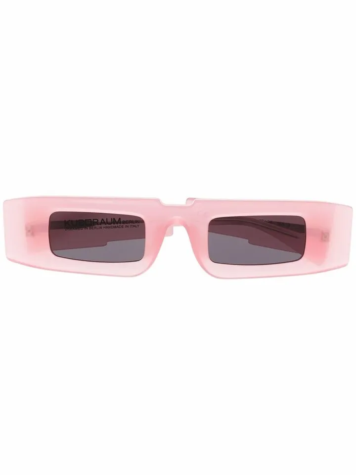 Rectangular-Frame Sunglasses