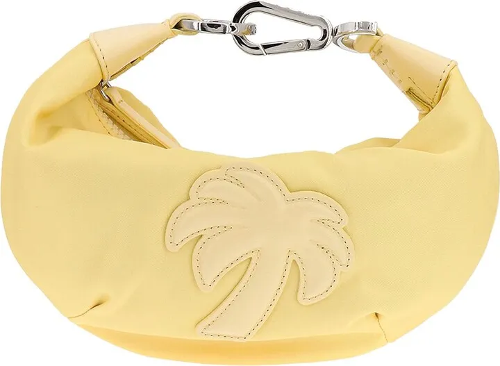 Nylon handbag with iconic frontal Palm