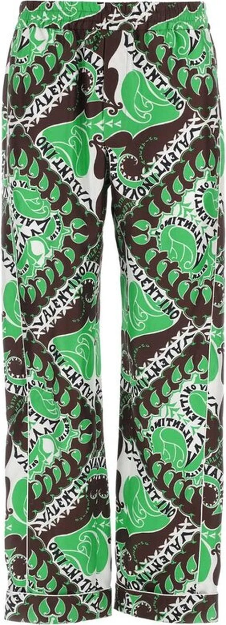 Valentino Abstract-Printed Straight Leg Pajama Trousers