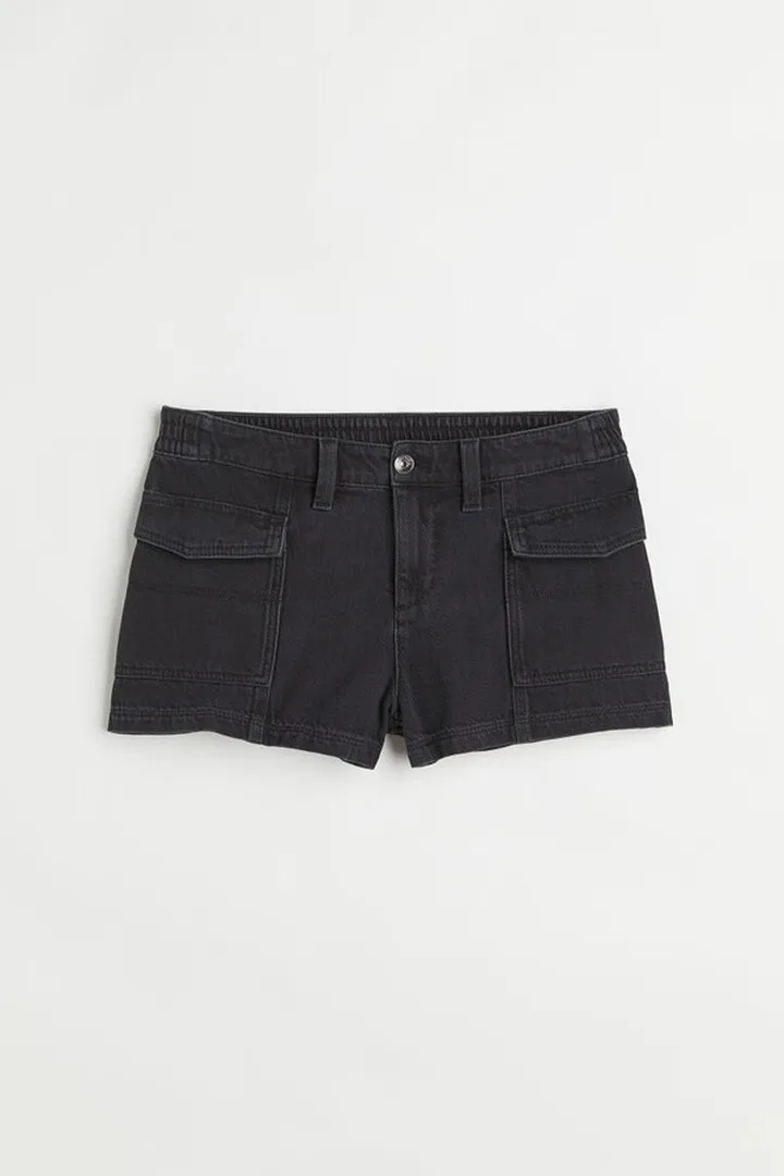 Denim Cargo Shorts