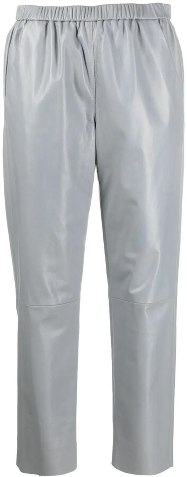 Cropped Leather Pants