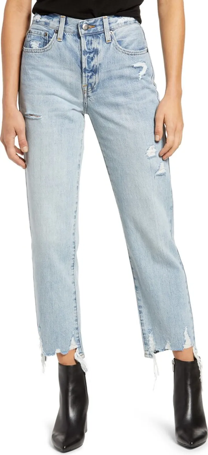 Charlie High Waist Straight Leg Jeans
