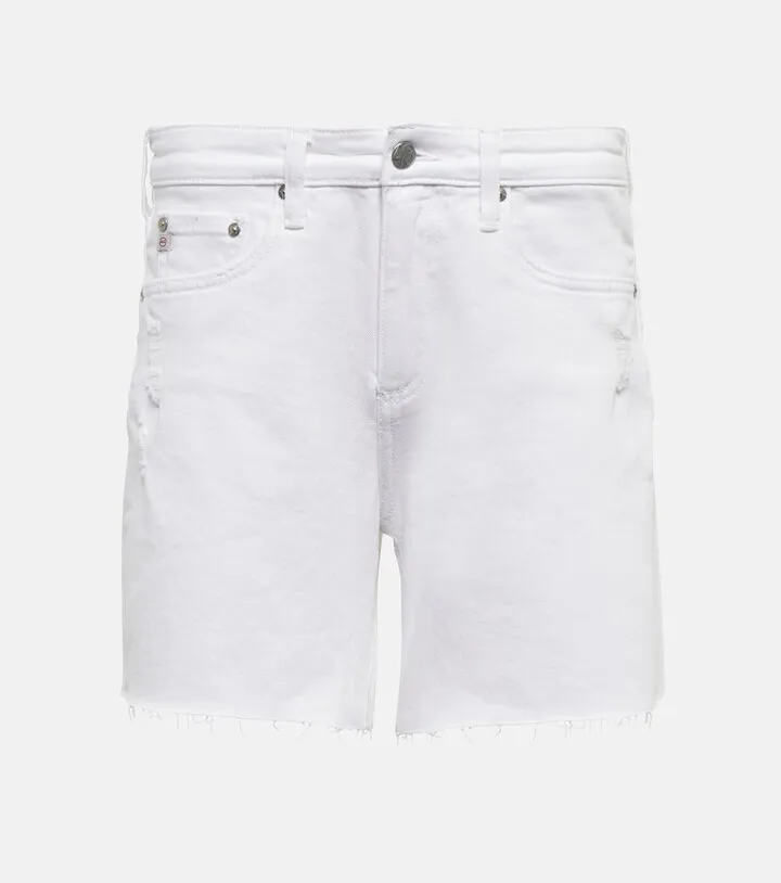Ex-Boyfriend mid-rise denim shorts