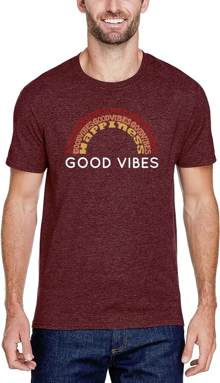 Men's Premium Blend Word Art Good Vibes T-shirt