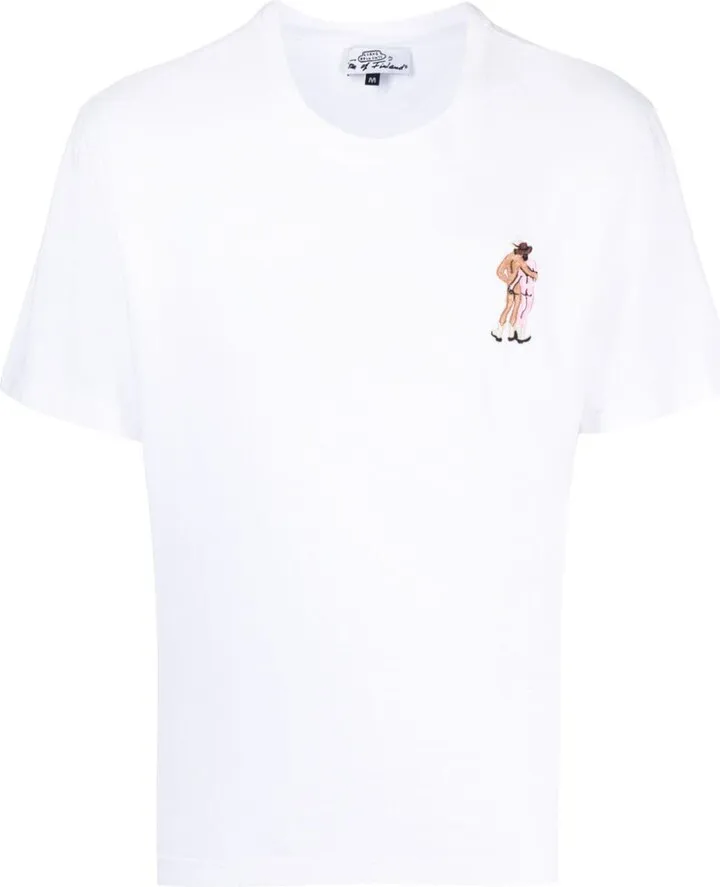 Midnight Cowboys embroidered T-shirt