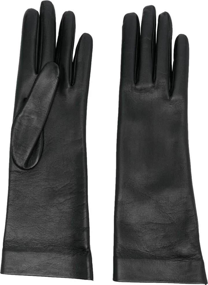 Long Leather Gloves