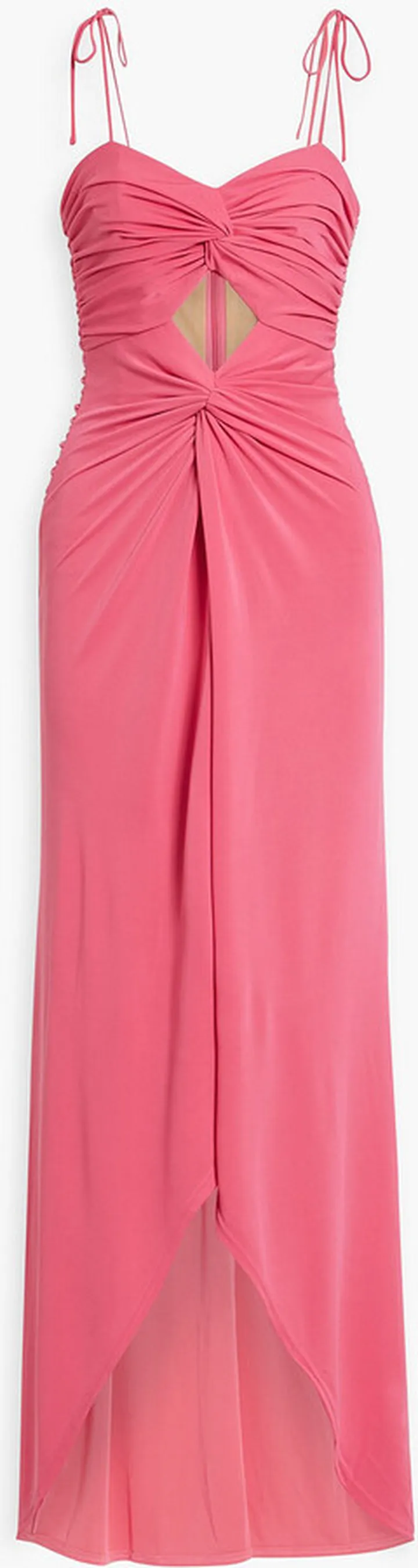 Harlin cutout twisted stretch-jersey maxi dress