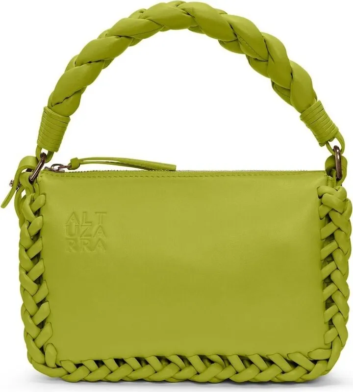 Braided Small Leather Bag