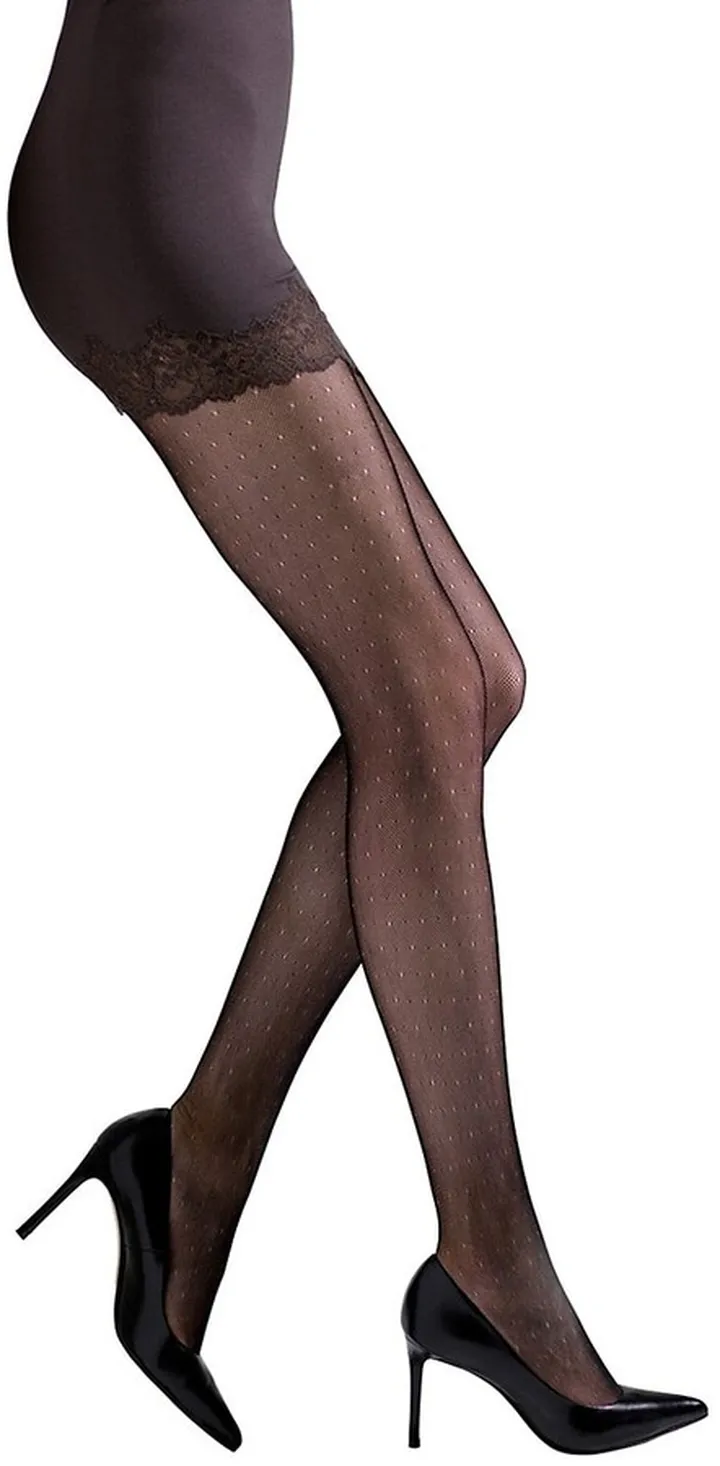 Dotted Net Tights