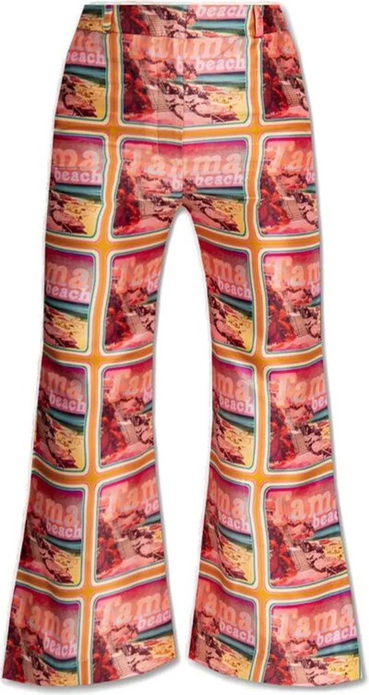 Zimmermann Patterned Cropped Trousers