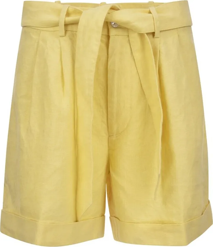 Polo Ralph Lauren Belted Turn-Up Cuff Shorts