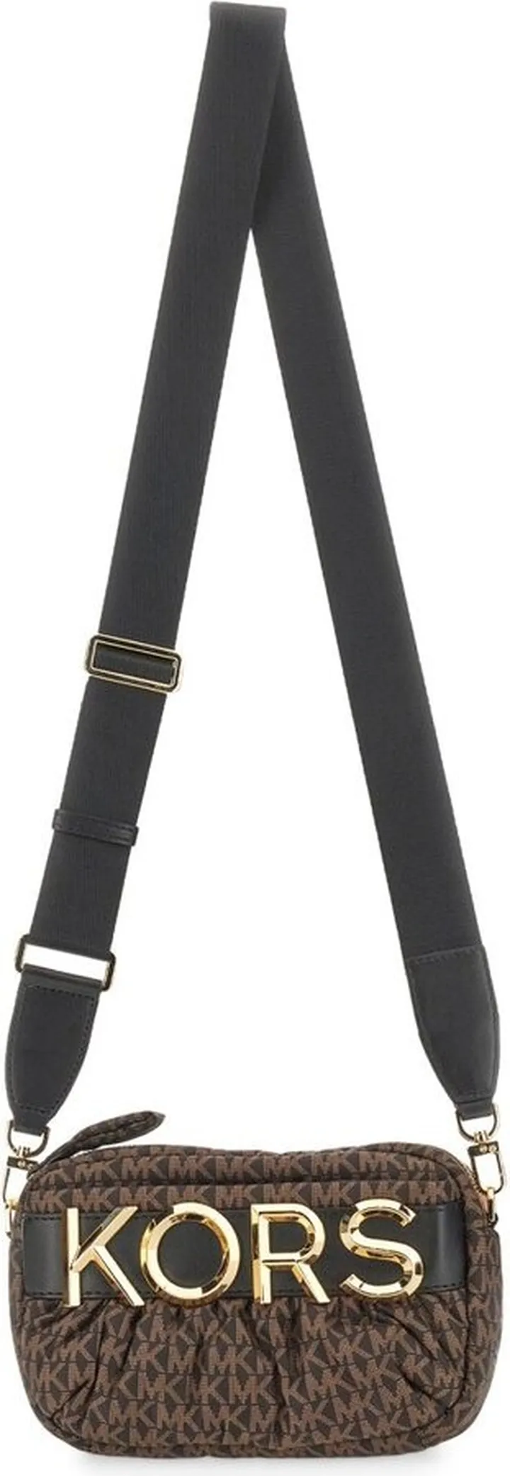 Michael Kors Logo Plaque Zipped Crossbody Bag