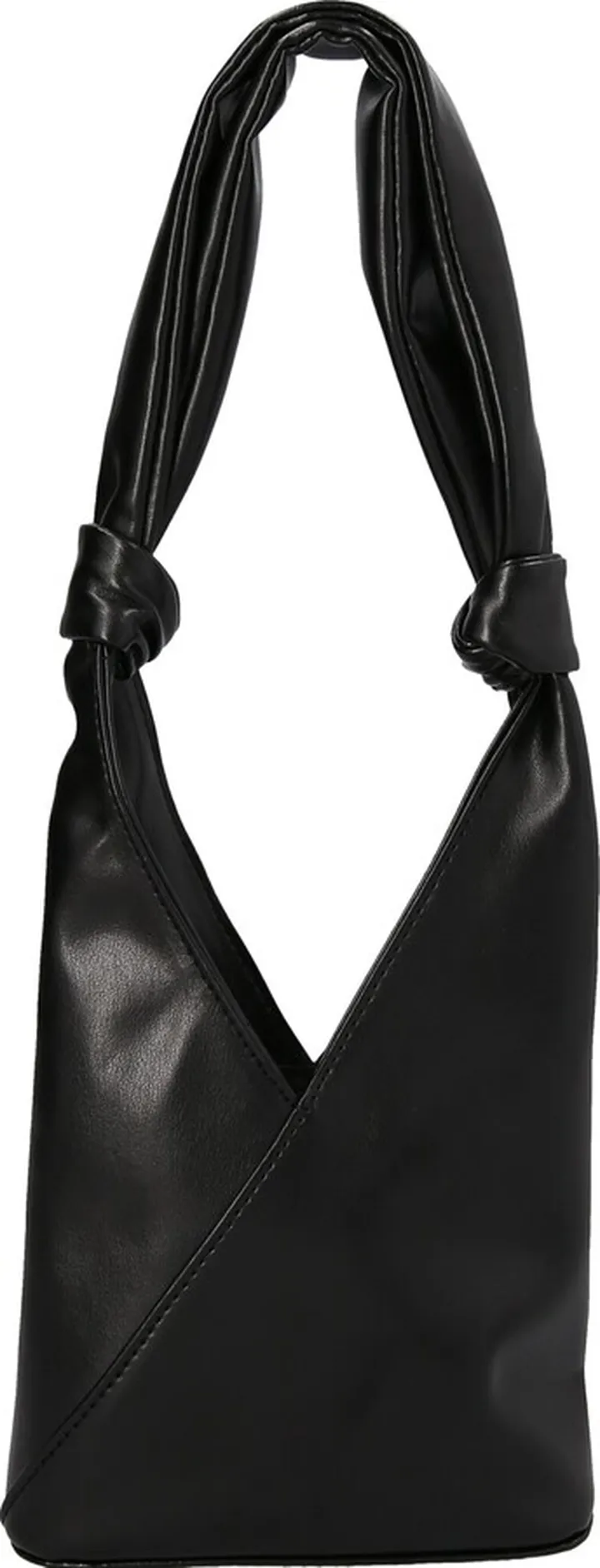 Leather Effect Fabric Handbag
