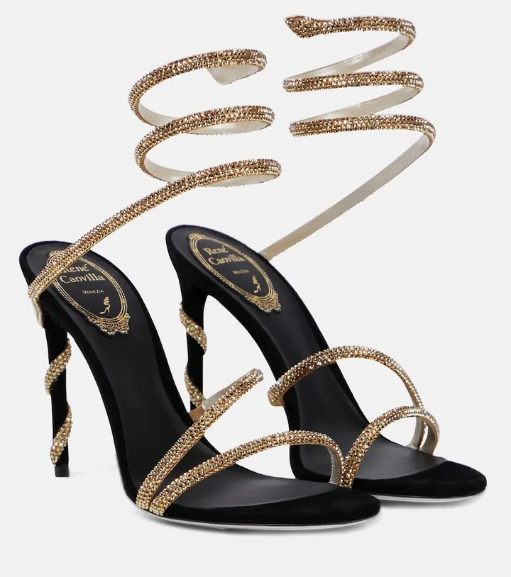 Margot embellished suede sandals
