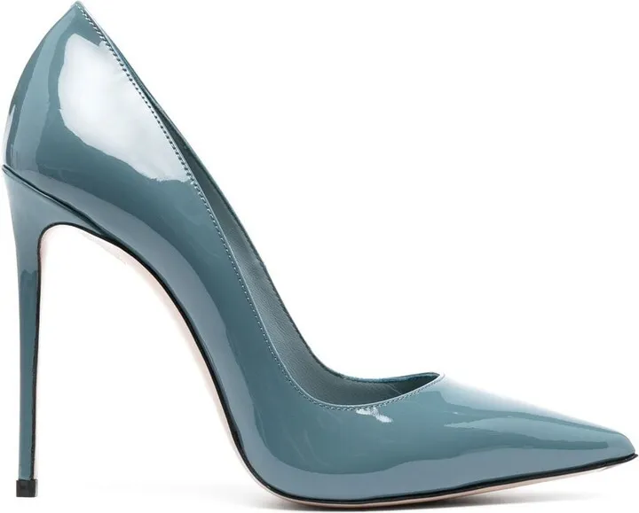 125mm Eva patent leather pumps