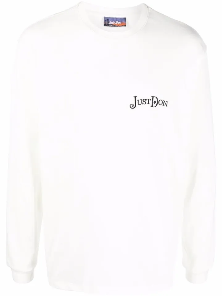 Authorized Dealer-embroidered long-sleeve T-shirt