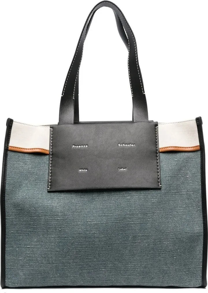 large Morris logo-print tote bag