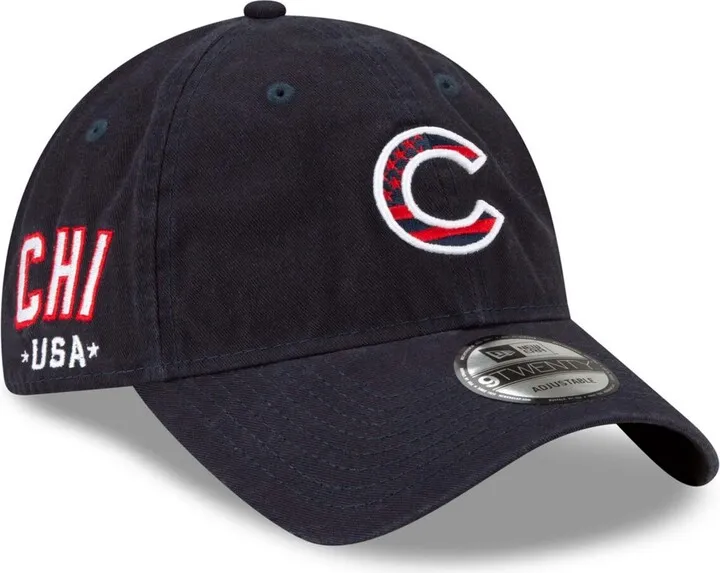 Men's Navy Chicago Cubs 4th Of July 9Twenty Adjustable Hat