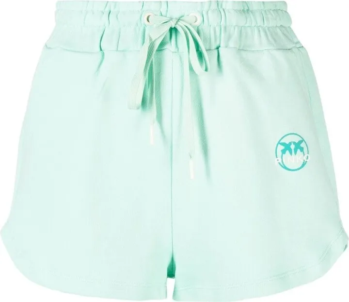 Logo-Print Cotton Shorts