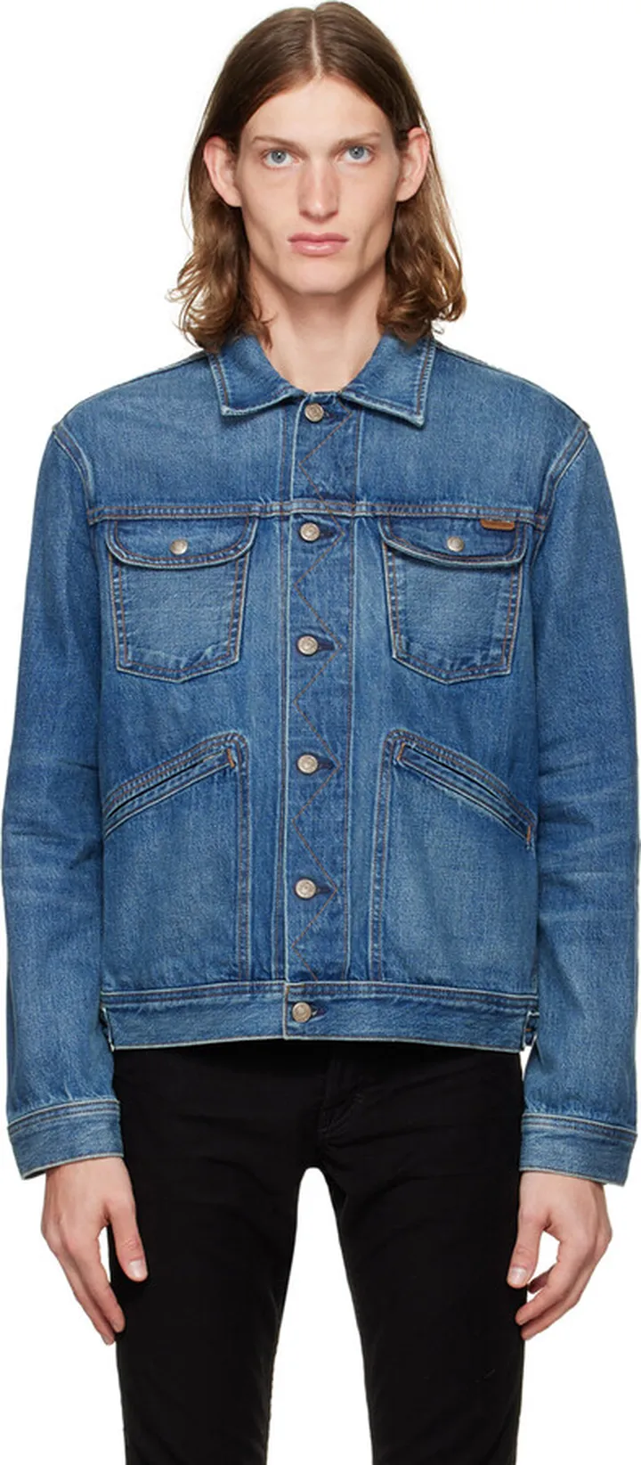 TOM FORD Blue Selvedge Denim Jacket