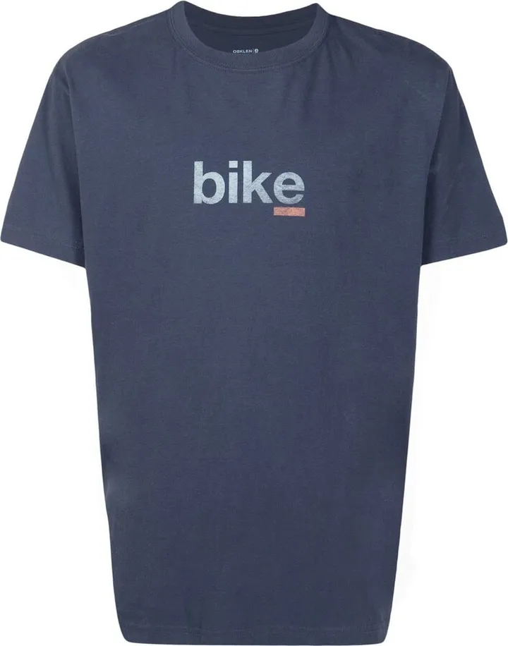 bike text print T-shirt