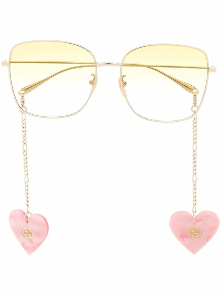 Oversized-Frame Gradient Sunglasses